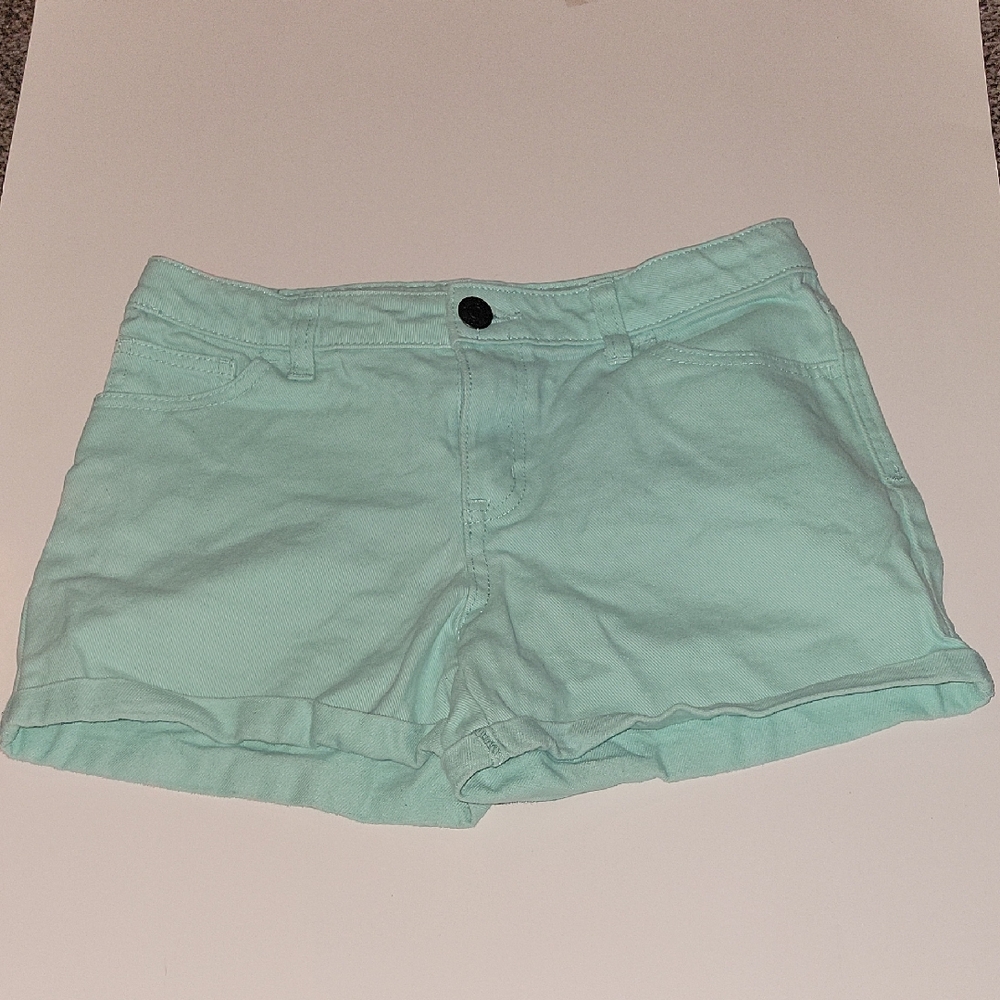 CHEROKEE GIRLS XL 14-16 GENTLY WORN MINT GREEN WITH ELASTIC WAIST SINCH